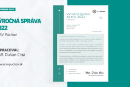 Výročná správa ECAV Púchov 2022